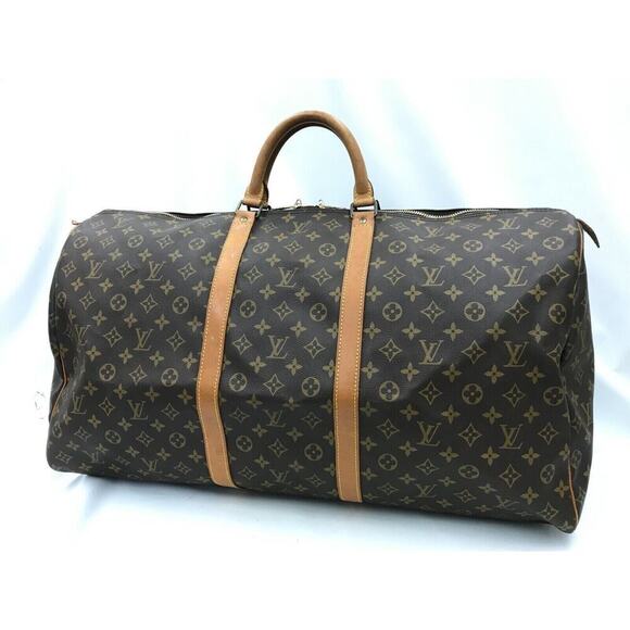 Louis Vuitton Keepall 60 Duffle Brown Canvas Monogram MI0920 - Picture 1 of 10